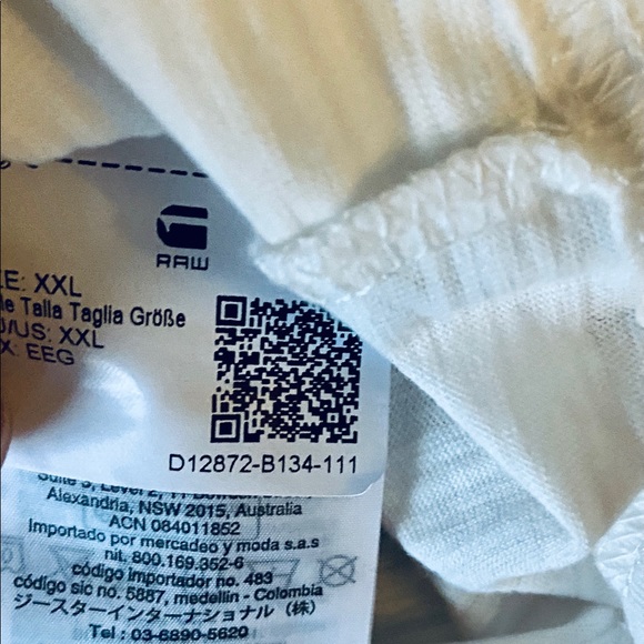 NWT Men’s GSTAR-RAW JERSEY TOP&Camo Mask(Pullover) - Picture 12 of 12